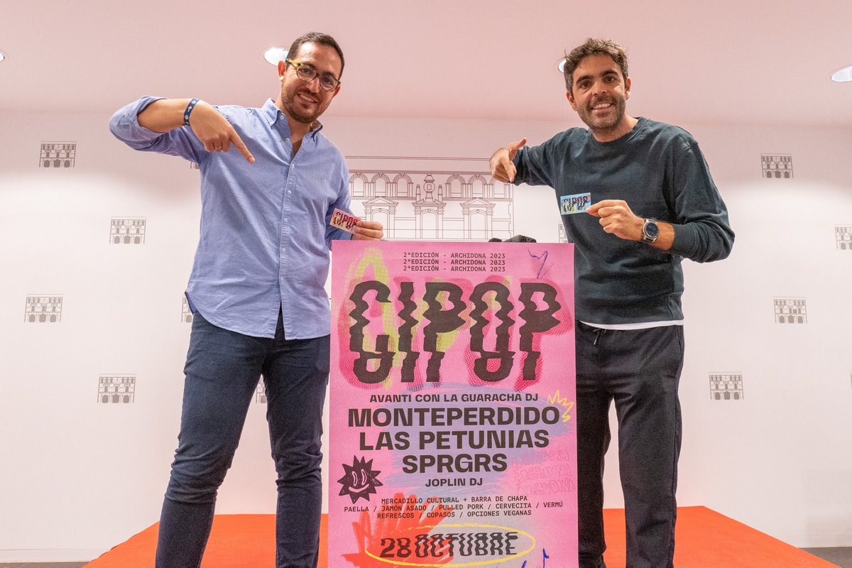 🎸 El festival de música independiente CIPOP regresa a Archidona en su segunda edición

📅 28 de octubre
📍Paseo de la Victoria

- MontePerdido
- Las Petunias
- SPRGRS
- Y sesiones de con Avanti con la Guaracha DJ y Joplin DJ

ℹ️ Más información 👇
archidona.es/4301/com1_md-3…