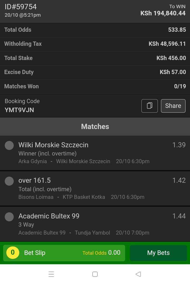 Basketball SGR 🏀🥳
Inaanza Leo Hadi kesho
Well analysed, stake well 💰
Tag a friend to tag a friend
500 bob wins you ksh 194k🥵
odibets.com/share/GDDKSGS