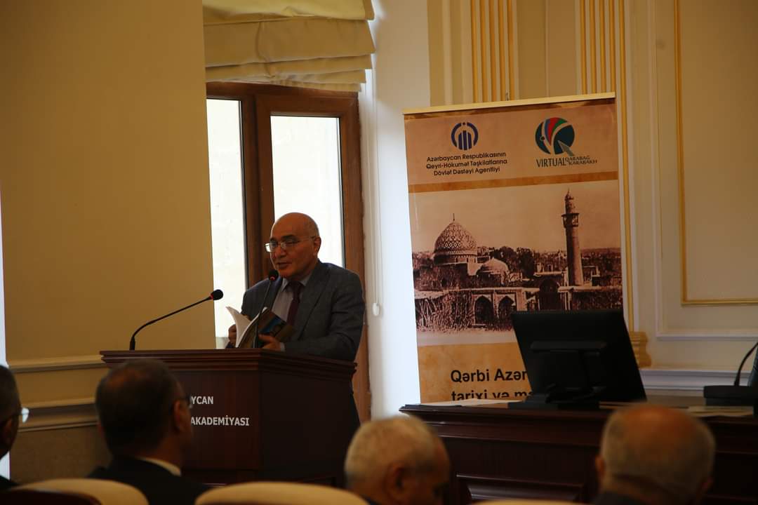 virtualkarabakh's tweet photo. Bakıda  “Qərbi Azərbaycanın tarixi və mədəni irsi” mövzusunda respublika elmi konfransı keçirilib. https://t.co/VkwcJde4SX
