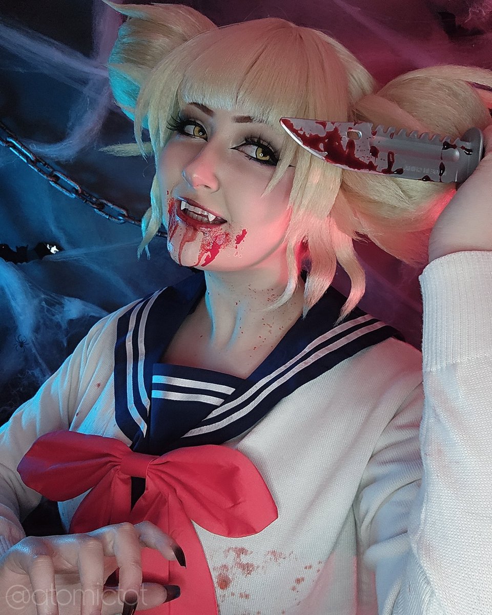 You're so sweet that I want to die~ 🔪🩸💉
#cosplay #cosplaygirl #himikotoga #himikotogacosplay #femalecosplay #mha #mhacosplay #myheroacademia #MyHeroAcademiacosplay #anime #animegirl #animecosplay #manga #halloween #fakeblood #halloweenmakeup #makeup