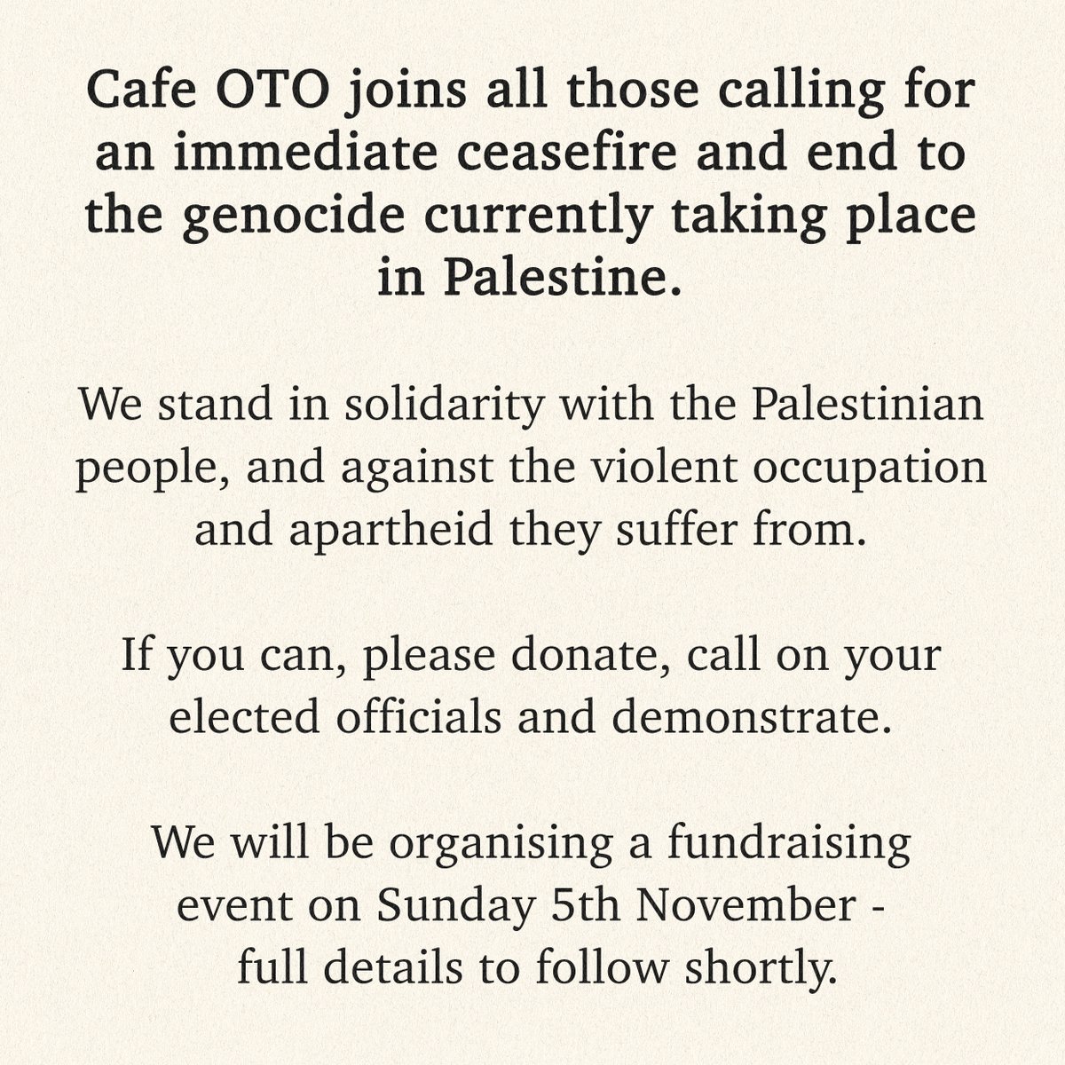Cafe OTO (@cafeoto) on Twitter photo 