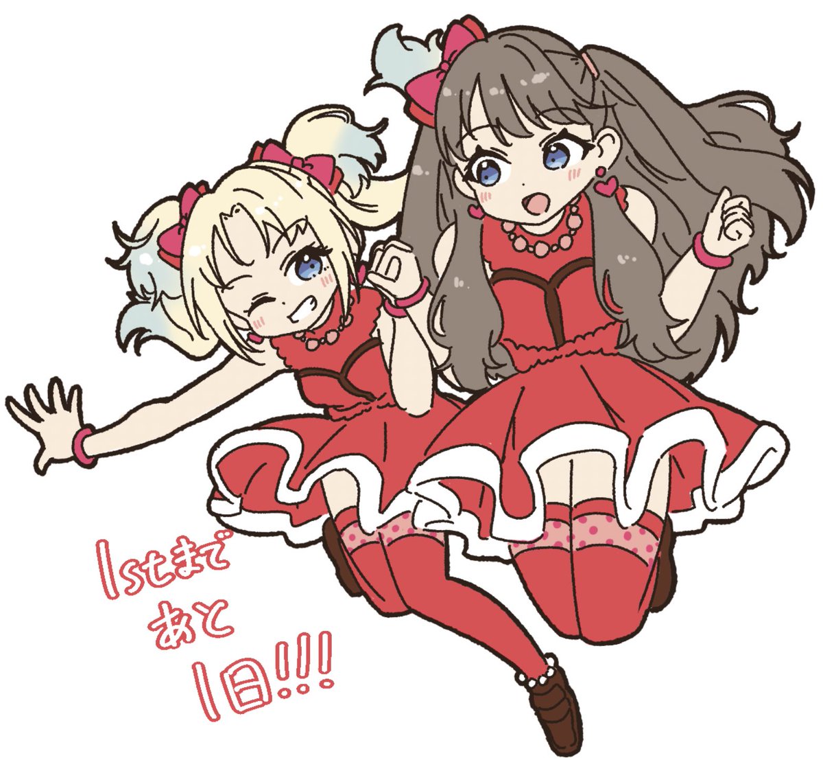 「1st Live Tour開幕まであと1日!!明日!!!  #蓮ノ空美術部」|かぴたるのイラスト