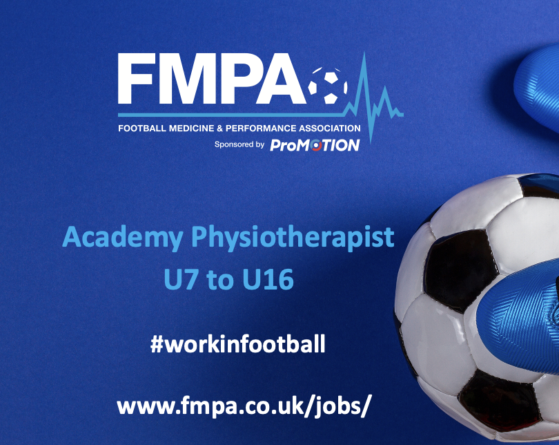 FMPA RECRUITMENT:  New job added 

⚽ Academy Physiotherapist

👨‍👩‍👧‍👦  U7 - U16s

#physiotherapist #physiojobs  #academyphysio #workinfootball #footballmedic

➡️ fmpa.co.uk/jobs/