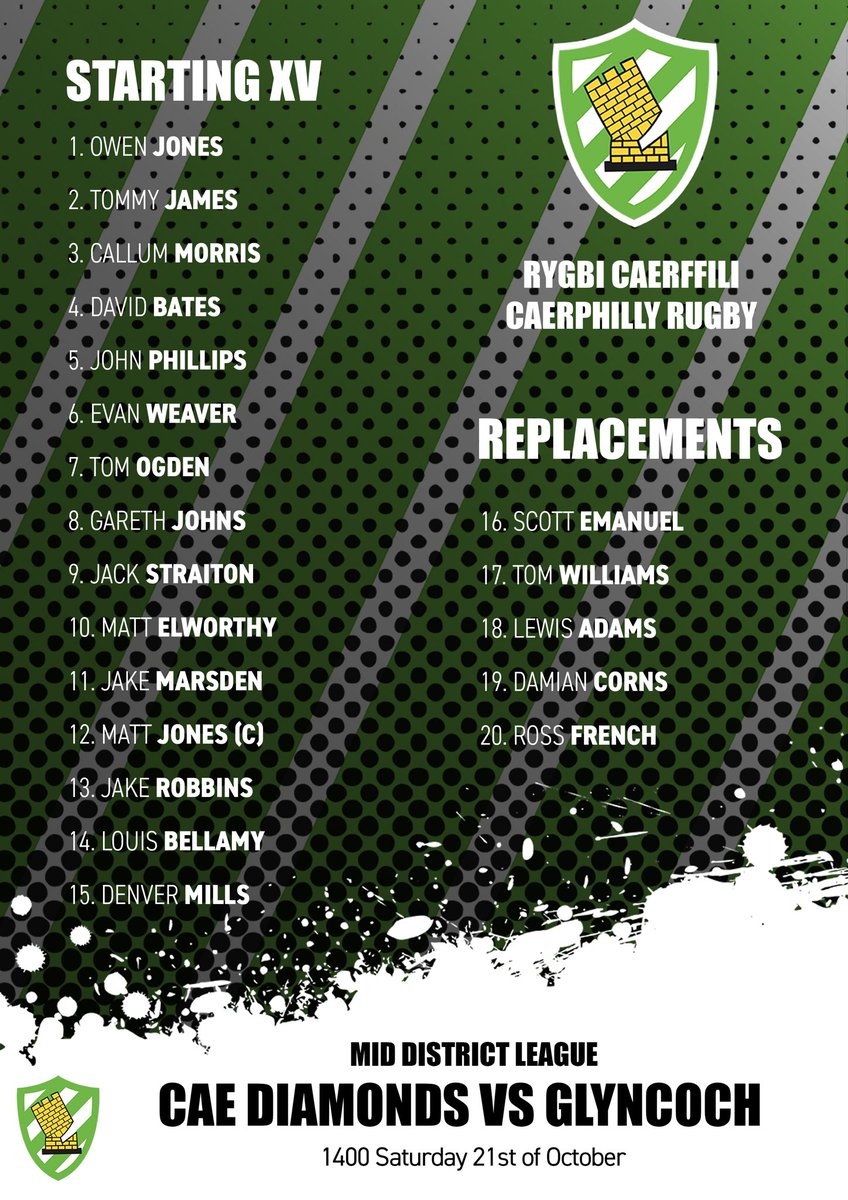 caerphillyrugby's tweet photo. Tomorrow sees two Caerphilly senior teams take to the field again this week 💚 we also welcome our sponsors and Vice Presidents for a day at the club 💚 https://t.co/5BA14UkaFK