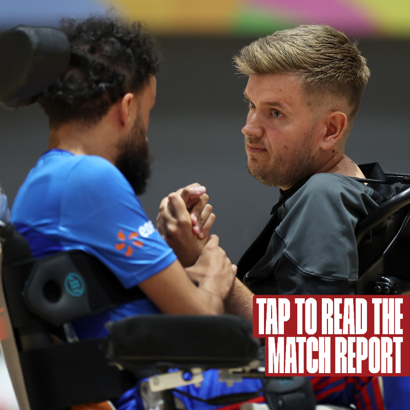 England's tweet photo. A great effort from our England Powerchair team, who fell just short in the #FIPFAPowerchairWorldCup2023 final as they lost out to France on penalties.

So much for the players and staff to be proud of from the tournament out in Australia 👊