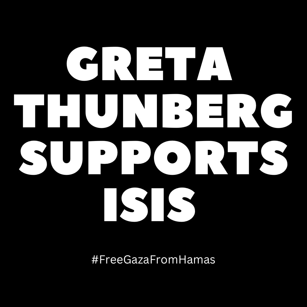EllaTravelsLove's tweet image. Hello Everyone from around the world! Please read this next sentence: Greta Thunberg forgot to mention that Hamas slaughtered, raped and beheaded 1500 Israelis. It&apos;s an ISIS-like terror organization that its charter clearly mentions the killing of all those who are non-muslim and…