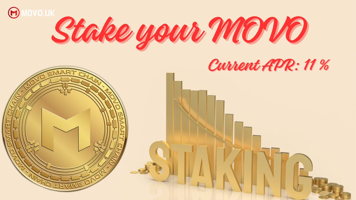 Stake your MOVO to become our validator
Staking is a public good for the Movo ecosystem. You can help secure the network and earn rewards in the process
Apart from financial returns (current APR: 11 %), validators make network decisions such as adjusting gas fees and proposals