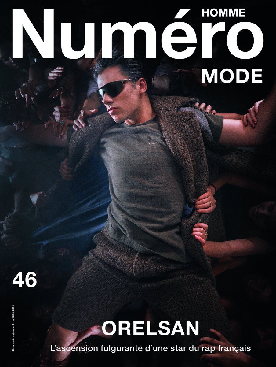 La sensation du rap français @Orel_san est en couverture de Numéro Homme Automne-Hiver 2023-2024, photographié par Alice Moitié en @Dior Men par Kim Jones ! En kiosque le 21 octobre. 🎼