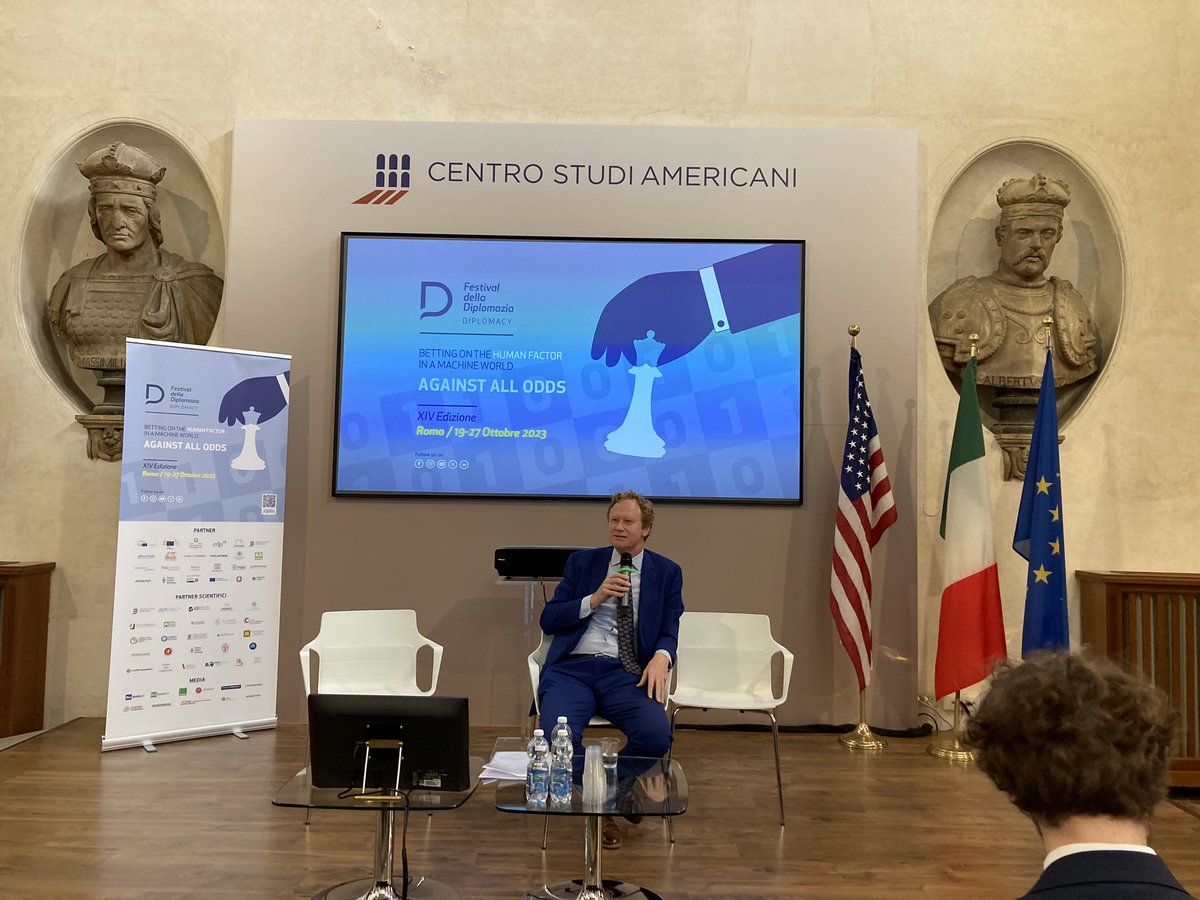 DiplomacyinRome's tweet photo. Comincia la giornata al @centrostudiusa con l’ambasciatore austriaco in Italia Jan #Kickert (@AustriainIT) 👇 https://t.co/Xj09xlgOBV
