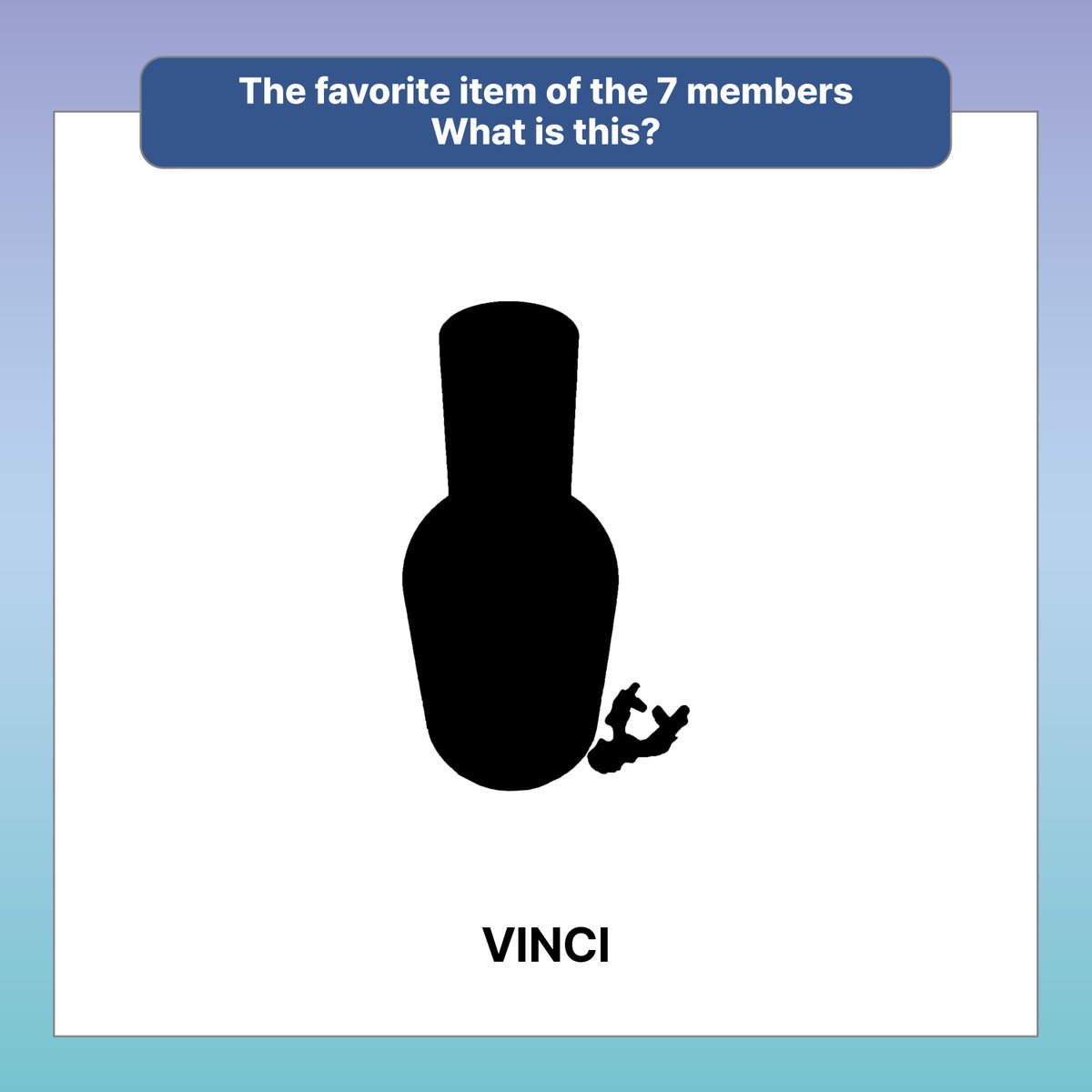 colorwhale_kr's tweet photo. โSilhouette of Special Giftโ
Here's the silhouette of special gifts for 7 winners!
Can you guess what it is?
Buy HORI7ON's album and take the opportunity to get these right now!
#COLORWHALE #์ปฌ๋ฌ์จ์ผ #HORI7ON #ํธ๋ผ์ด์ฆ https://t.co/f6q1TSvSwz