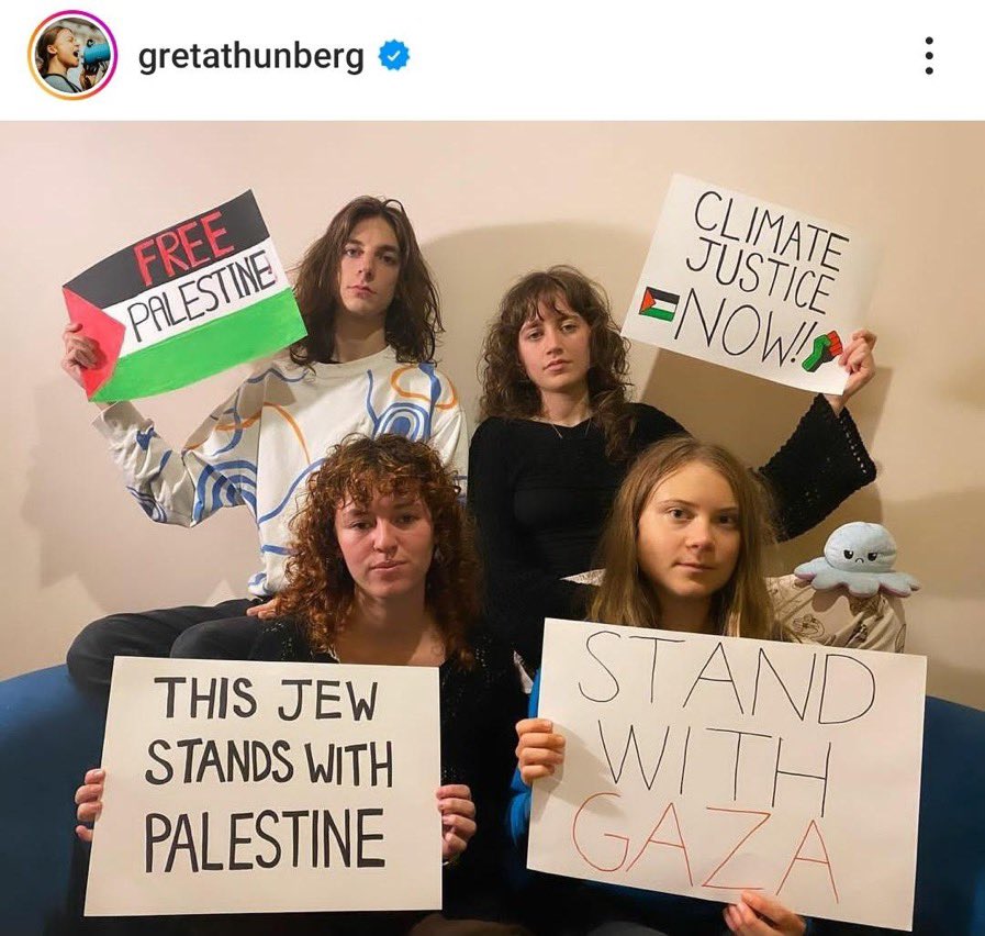 #GretaThunberg und #FridaysForFuture mag #Israel offensichtlich nicht. Aber egal, kann man ja mal ein Auge zudrücken, geht schließlich ums #Klima