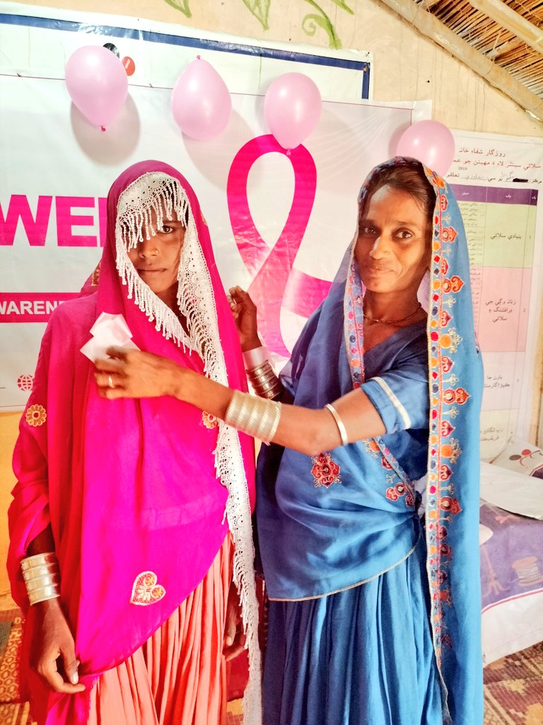 CSSPPakistan_'s tweet photo. As part of the PinkWeek-Breast Cancer awareness campaign, a community session was organized for the women at CSSP's Rozgar Center Magho Patel, Mirpurkhas. ๐๐
#cssppakistan #communityengagement #pinkoctober2023 #BreastCancerAwarenessMonth https://t.co/8FZPVHBvs0