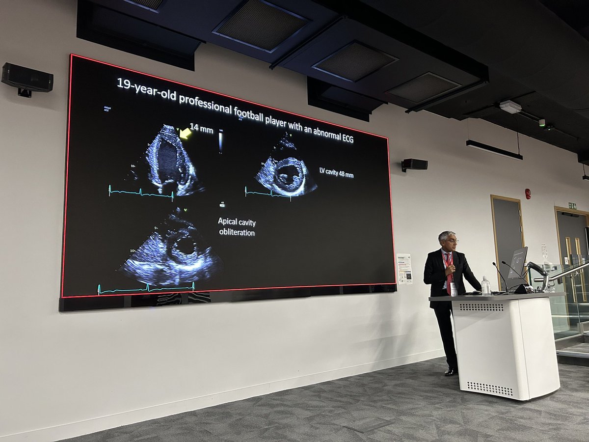 Fantastic session on LVH in athletes by @SSharmacardio at the @CRY_UK conference