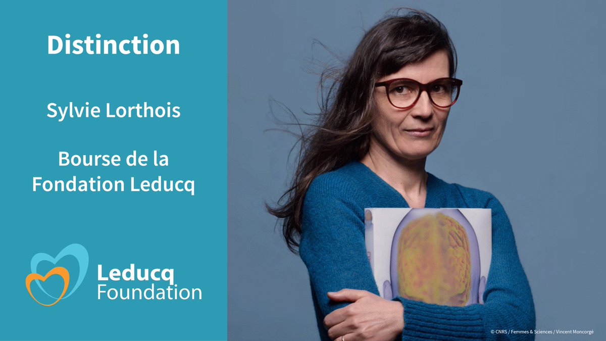 [Distinction 🏆] Félicitations à Sylvie Lorthois, directrice de recherche @CNRS à l'#IMFT, pour l'obtention d'une bourse de la @FondationLeducq pour financer des recherches sur le rôle de la clairance cérébrale dans l’angiopathie amyloïde cérébrale 🧠 ▶️ insis.cnrs.fr/fr/cnrsinfo/sy…
