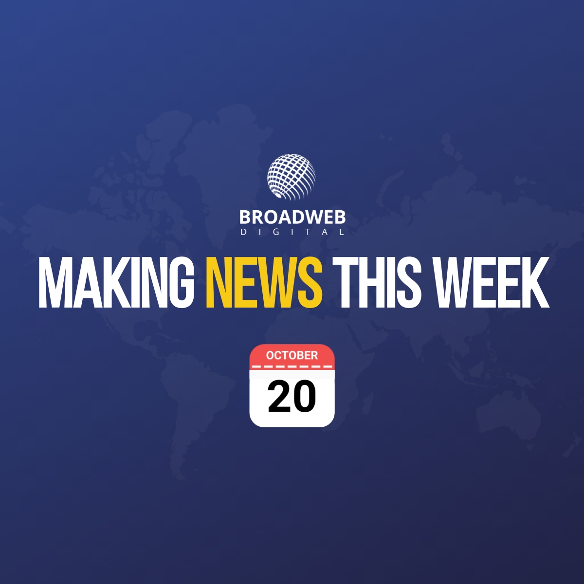 📰 #MakingNewsThisWeek is #Threads #Google #ElonMusk #WordPress &amp; #Cybersecurity... broadweb.cc/kii3o

👉 Stay tuned for all the weekly updates in the digital space right here!

#MNTW #InformationTechnology #SmallMediumEnterprise #DigitalMarketingAgency #BroadWebDigital