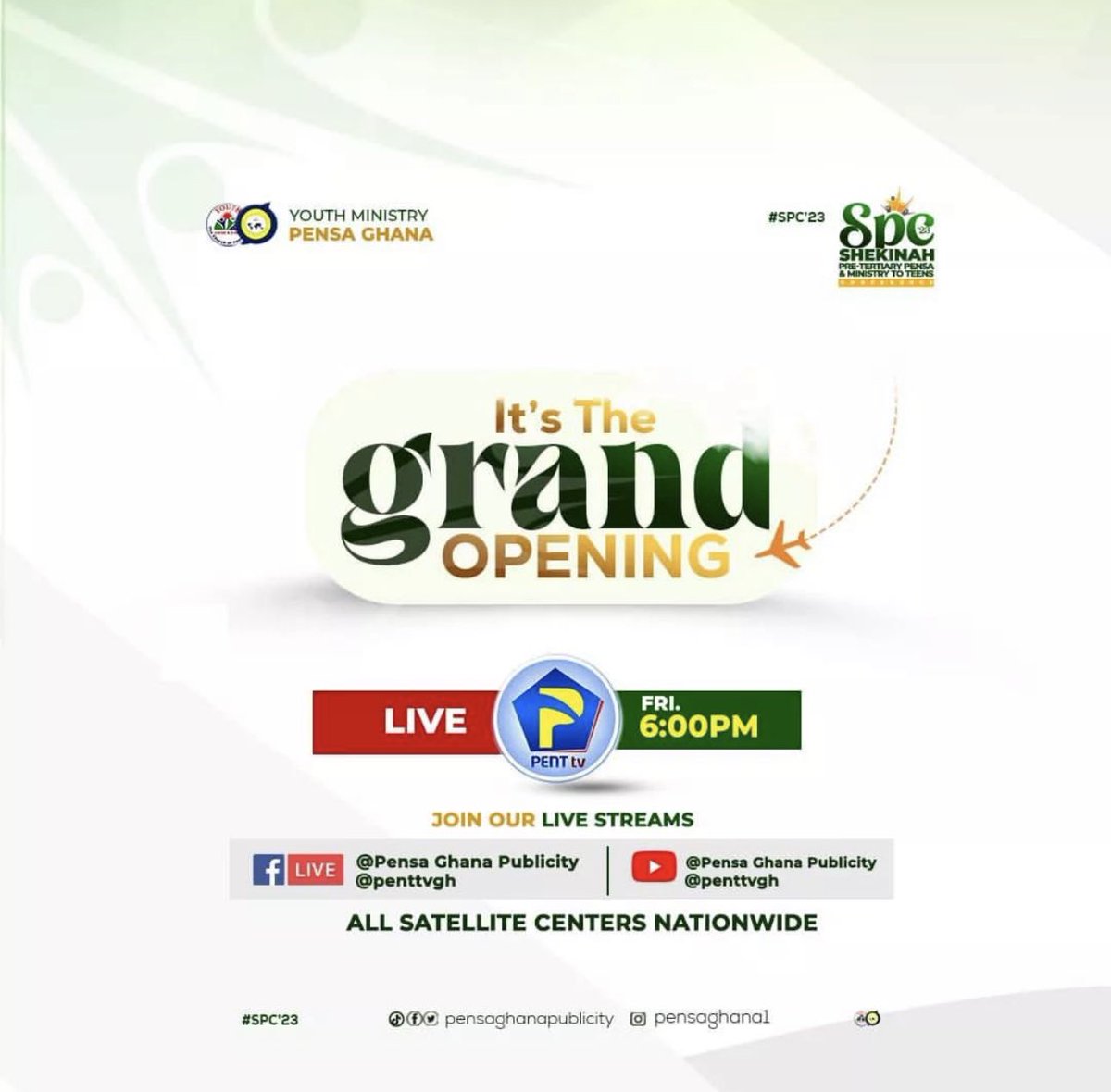 copacheng's tweet photo. The day is finally here with us!
SHEKINAH PRE-TERTIARY PENSA &amp; MINISTRY TO TEENS CONFERENCE.

#spc23
#rootedandgrounded
#maximumimpact 
#PossessingtheNations https://t.co/taSYBB1gVK