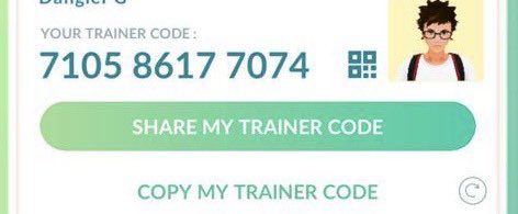 私の友達がポケモンGOのフレンドを探しています。彼のフレンドを増やす手助けをお願いします❤️
彼のトレーナーコード: 710586177074