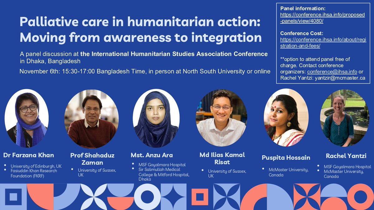 fkrfofficial's tweet photo. Palliative care  in humanitarian  action | IHSA conference https://t.co/BBXyYSOVlK