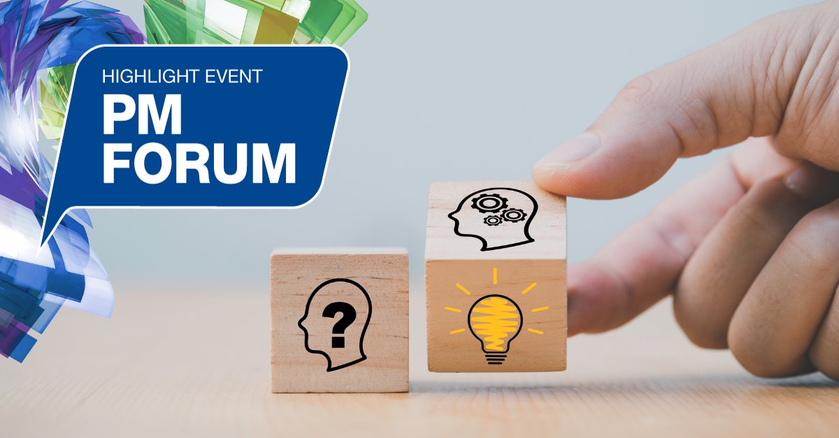 Die 𝗧𝗛𝗜𝗡𝗞 𝗧𝗔𝗡𝗞 𝗦𝗘𝗦𝗦𝗜𝗢𝗡𝗦  𝗮𝘂𝗳 𝗱𝗲𝗺 𝗣𝗠 𝗙𝗼𝗿𝘂𝗺 𝗗𝗶𝗴𝗶𝘁𝗮𝗹 𝟮𝟬𝟮𝟯!
Diskutieren, hinterfragen und entwickeln Sie Ideen und  Impulse für die drängenden Fragen unserer Zeit.

Jetzt Ticket sichern: 
pm-forum.de/pm-forum-digit…

#GPM_IPMA #projektmanagement