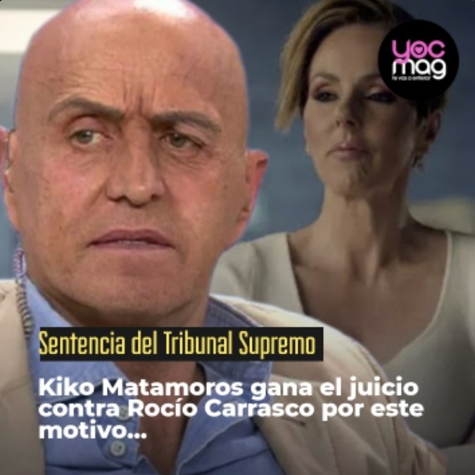 YOC_MAGAZINE's tweet image. #GHVIP190

Kiko Matamoros gana el juicio contra Rocío Carrasco por este motivo...
yoc-myhyv-entrevistas.blogspot.com/?m=1