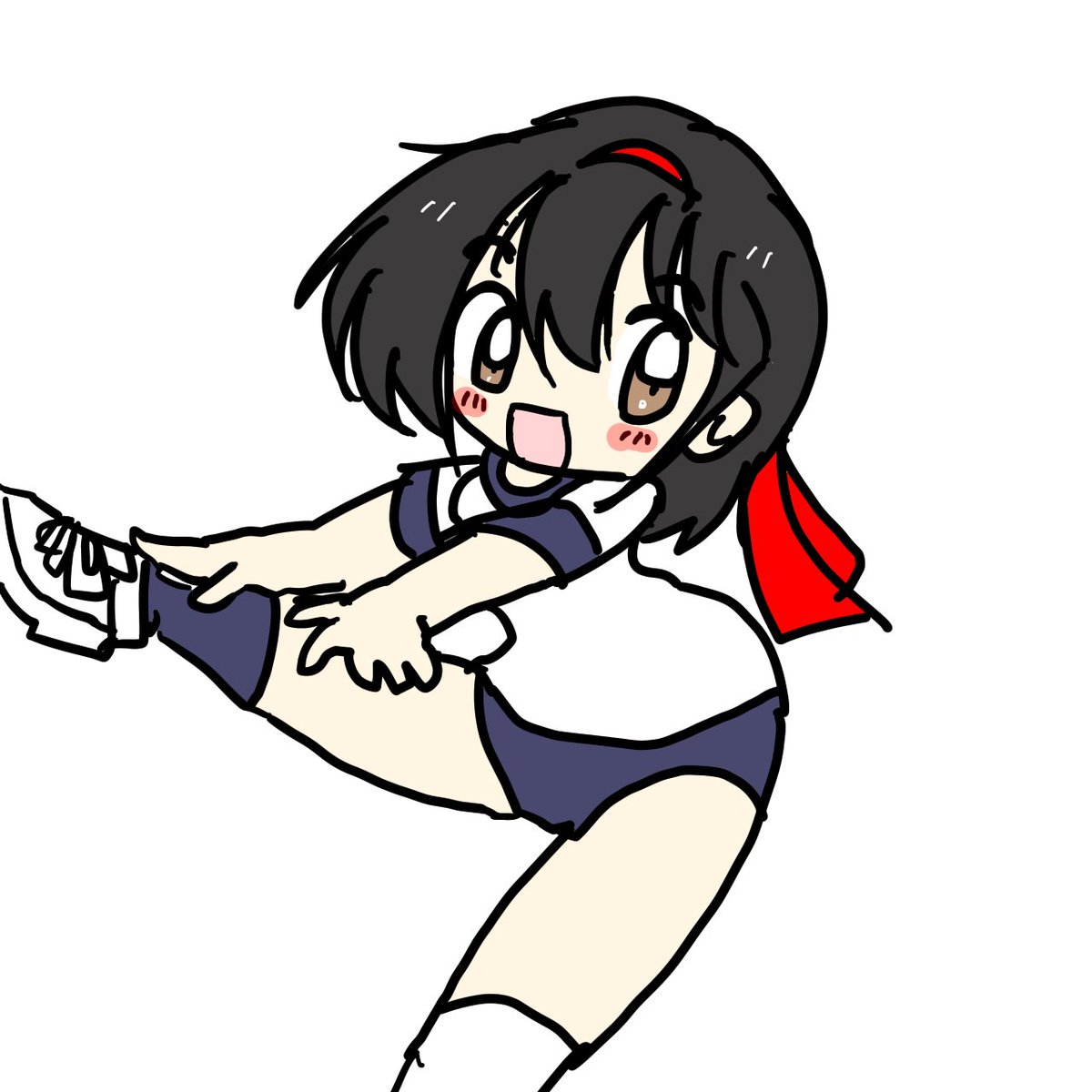「こんばんは」|塩粥のイラスト
