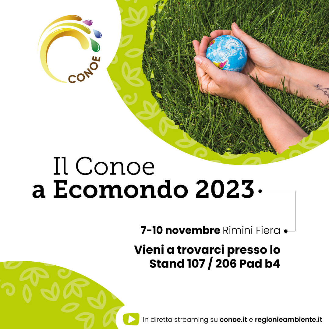 ConoeConsorzio's tweet photo. ♻️Unisciti al #CONOE in un viaggio verso un futuro più pulito, circolare e sostenibile a #Ecomondo 2023!
📍Anche quest'anno il Consorzio sarà presente a @Ecomondo, l'evento di riferimento in Europa per la transizione ecologica e i nuovi modelli di economia circolare e rigenerativa.
📅 Quando: 7-10 novembre
🏢 Dove: Rimini Fiera, Stand CONOE - Padiglione B4, Stand n. 107/206
🎙️ Attraverso numerosi eventi e iniziative potrai andare alla scoperta del mondo dell'economia circolare degli oli vegetali esausti. Questi oli, rifiuti molto inquinanti se smaltiti in modo errato, possono diventare una preziosa risorsa quando gestiti correttamente.
🔍 All'interno dello stand CONOE sarai testimone di come il Consorzio sta contribuendo a trasformare gli oli vegetali esausti in risorse preziose, riducendo l'impatto ambientale e promuovendo la sostenibilità.
📲 Rimani connesso per tutti gli aggiornamenti sulle nostre attività a #Ecomondo2023