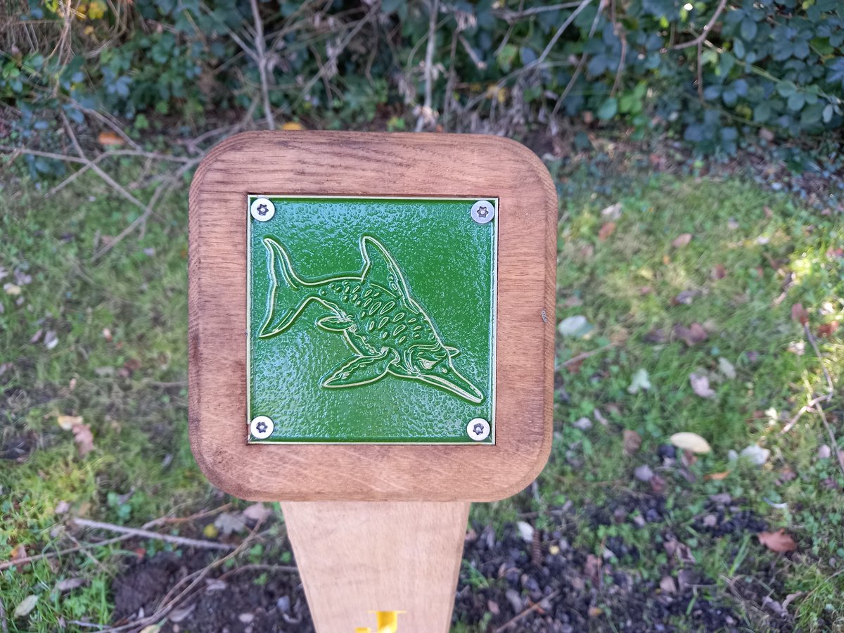 erraticsproject's tweet photo. 👣Timeline Trail👣
We are absolutely delighted that the Timeline Trail rubbing posts have now been installed in Balaam's Wood.
Many thanks to The Friends of Balaam's Wood for their help and support, and @NSD_SIGNS for the wonderfully detailed plaques. https://t.co/G4i70AfQBv