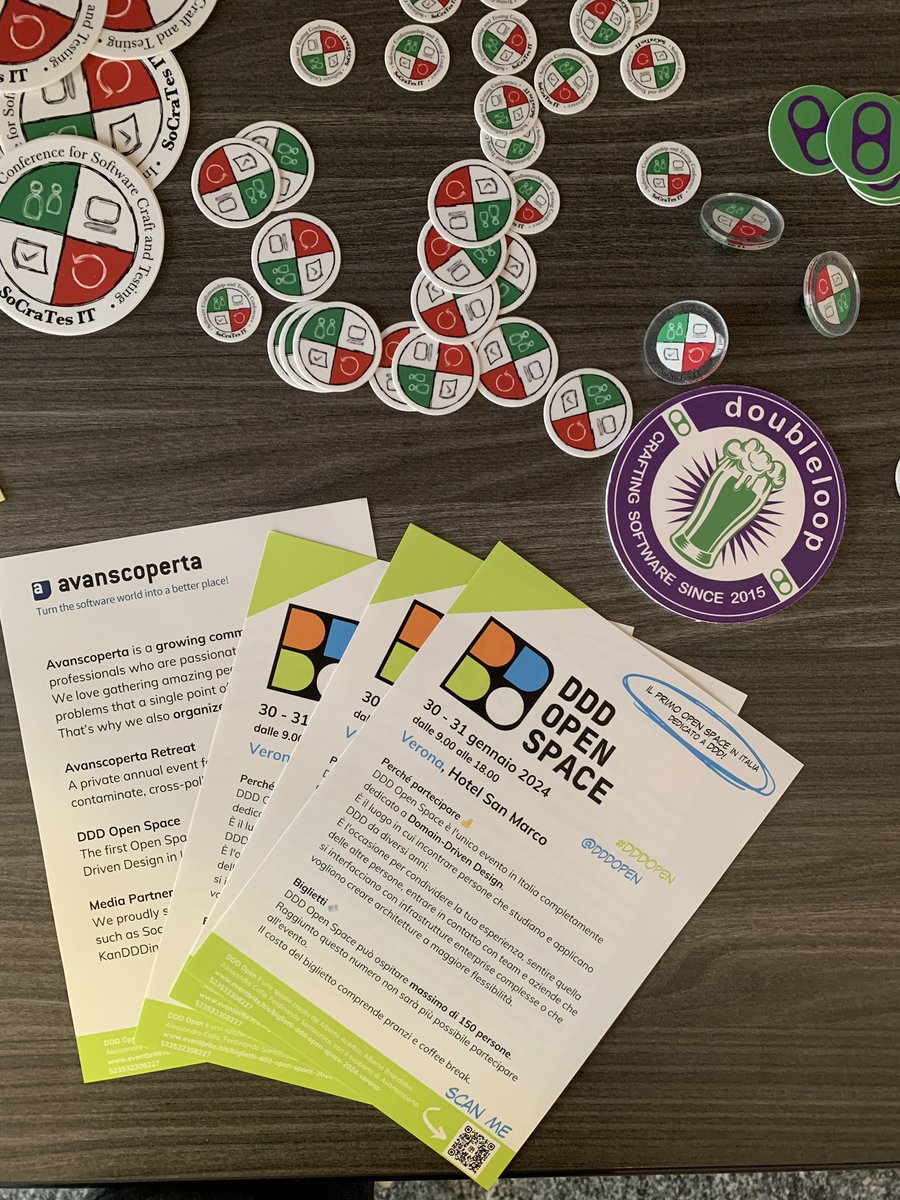 dddopen's tweet image. Abbiamo fatto un salto a Rimini al @SoCraTes_Italy, uno degli #OpenSpace di maggiore successo in Italia nel mondo Software.

Speriamo di vedere molte delle persone che sono qui oggi, anche a Verona il 30 - 31 gennaio. 🤩

#DDDopen #DDDesign #socrates #socratesitaly