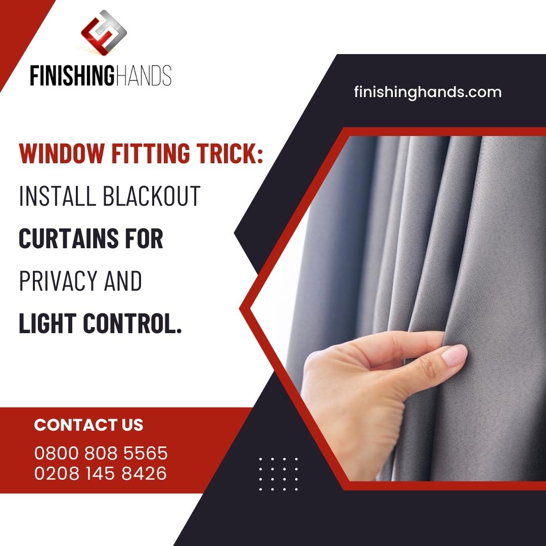 Enhance your home with Finishing Hands' window fitting trick: install blackout curtains for optimal privacy and light control! Discover the secret to a cozy ambiance. 🏠✨ #FinishingHands #WindowMagic #HomeDecor #InteriorDesign #PrivacySolutions