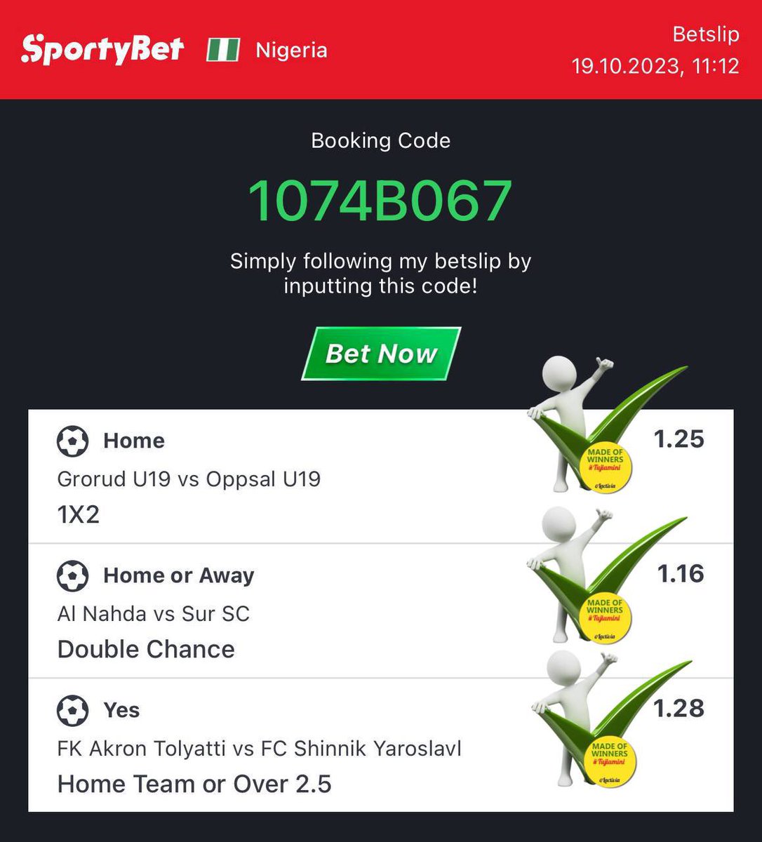 Kmanalysis1's tweet photo. @AcedTips Free booking code dropping on telegram channel 

Click the link and join our telegram channel and enjoy everyday🎊🎊🎊
👇👇👇👇
https://t.co/wl3wWCC1uM https://t.co/kuLQpMrTh2