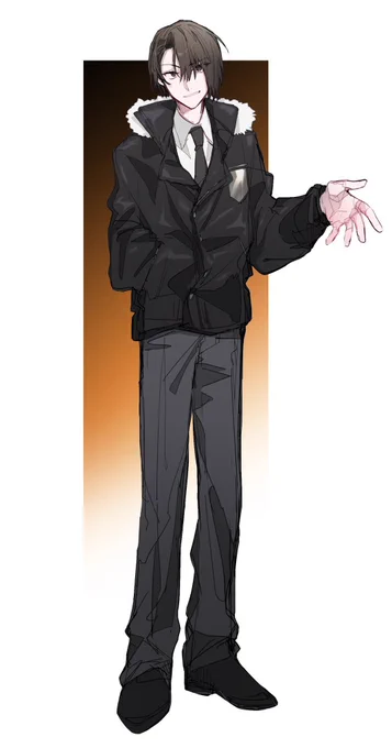 正偽のイデア ✦ NPC ✦ 赤島離一立ち絵風の赤島さん!! 