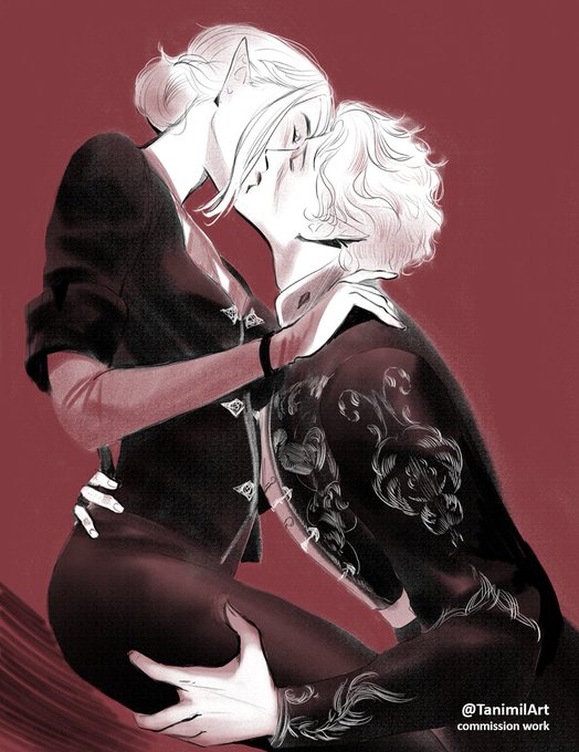 one more sketch for @soulsowmoon ❤️

#BaldursGate3 #Astarion #BG3 