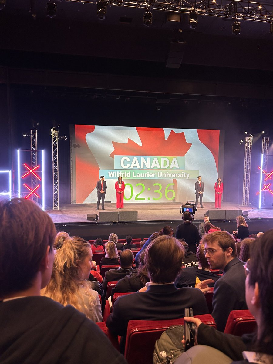 Go Canada! Cheering Laurier University on in the Finals at Enactus Worlds!