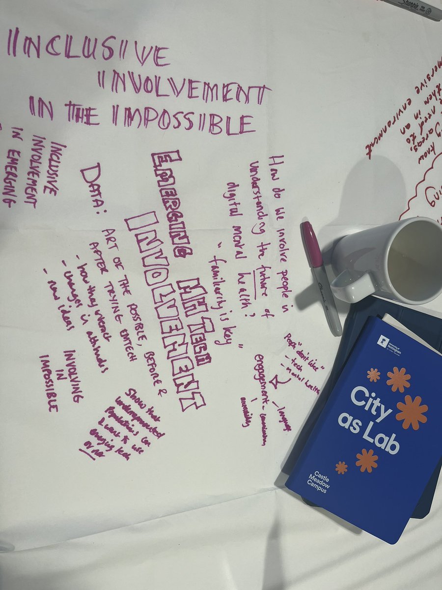 DrAislinn's tweet photo. Having fun mapping out ideas for #CityasLab today https://t.co/vZMAfUXM4P