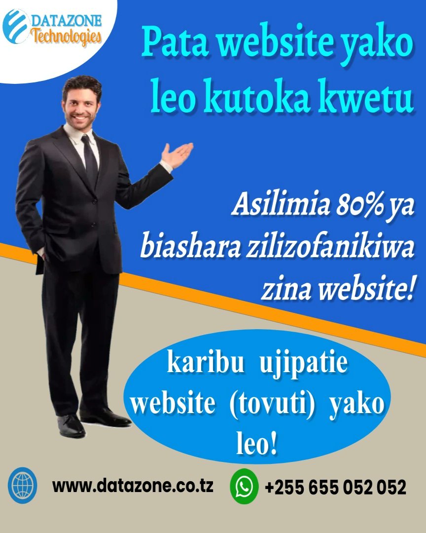 DatazoneT's tweet image. 🌐Website Designing
🌐Logo Design
🌐Business Card Designing
🌐Responsive website
🌐e-commerce Website
🌐Castom website design
🌐Social media management
🌐Search Engine Optimization

CONTACT US: 0655 052 052 

#Datazone
#TimizaNdotoYakoLeo