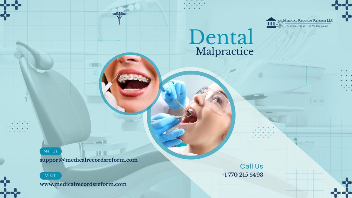 Based on your specifications, our team of #dentalexperts reviews your client's #Medical information and delivers extensive analysis, #summaries, and opinions.

#dentalmalpractice #dentist #LegalSupport #malpractice #attorneys #medicolegal #USA #medicalrecordsreformllc