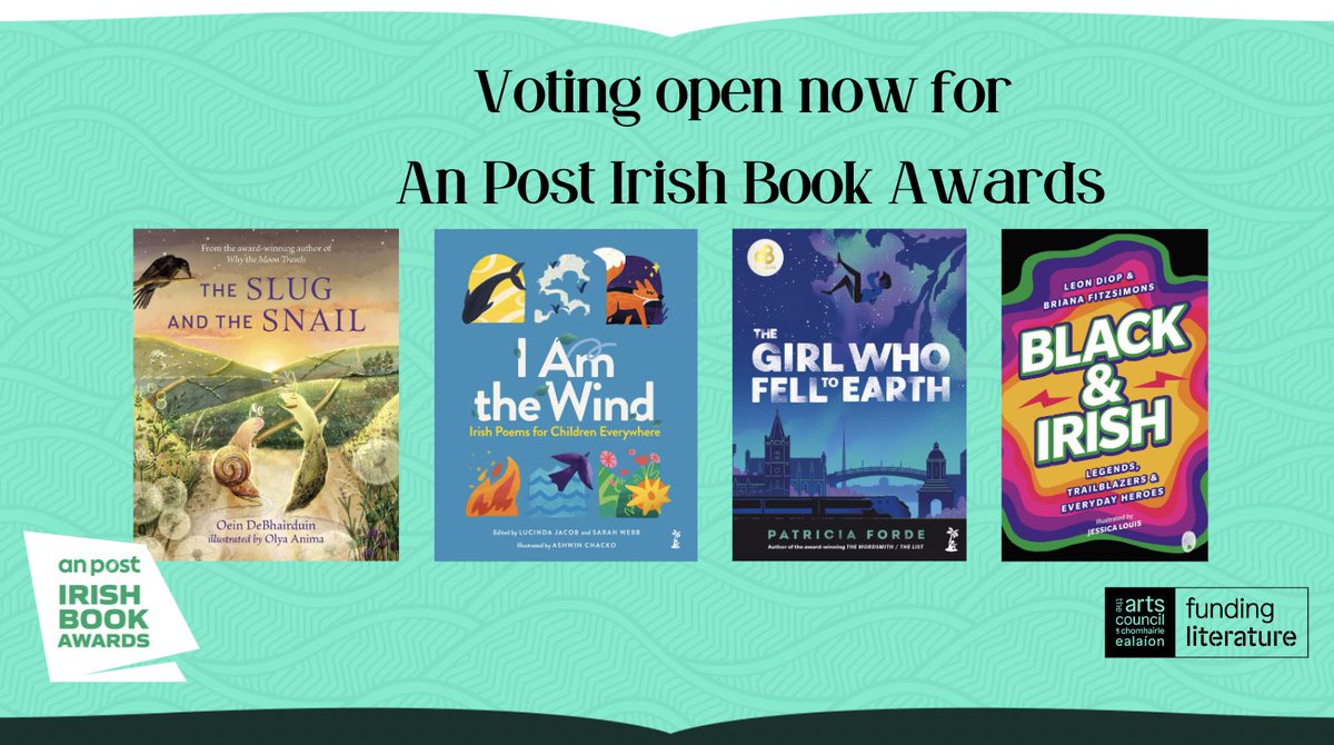 Dear friends Voting for the #APIBA is open now. We’d love if you’d consider voting for our books. They are made with love, for Irish children, by some of the best people we know. Winning a prize would be massive. You can vote here: irishbookawards.ie/vote/ Thank you 🙏