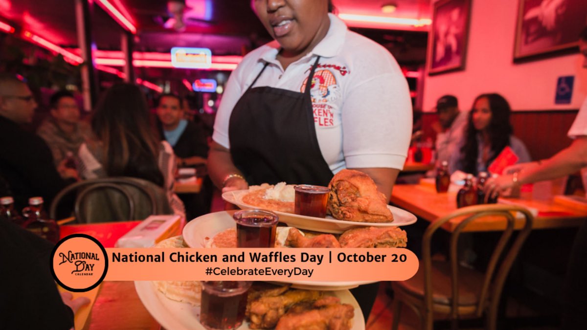 Savory and sweet collide for a soulful celebration of flavor on October 20th as we celebrate National Chicken and Waffles Day. But, as odd as it seems, chicken and waffles have been around for more than 150 years. And while no one knows who first put chicken and waffles on the…