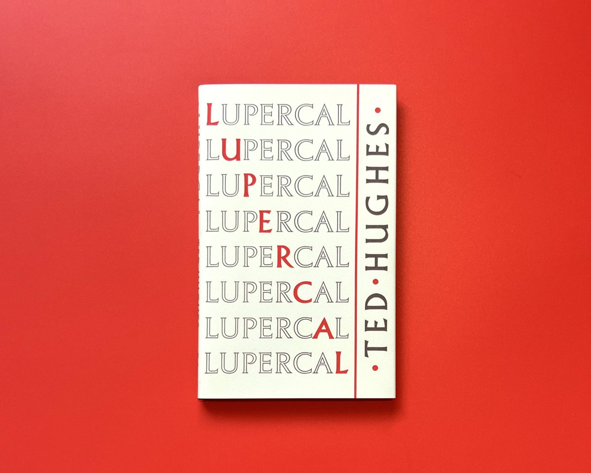 FaberBooks's tweet photo. Introducing the Heritage Edition of Ted Hughes’s extraordinary second collection, Lupercal, featuring its glorious original Berthold Wolpe jacket.

We have 75 advance copies available for Faber Members ahead of the official publication later this month.

https://t.co/KVw7ERsviu https://t.co/G0KPGrzEwD