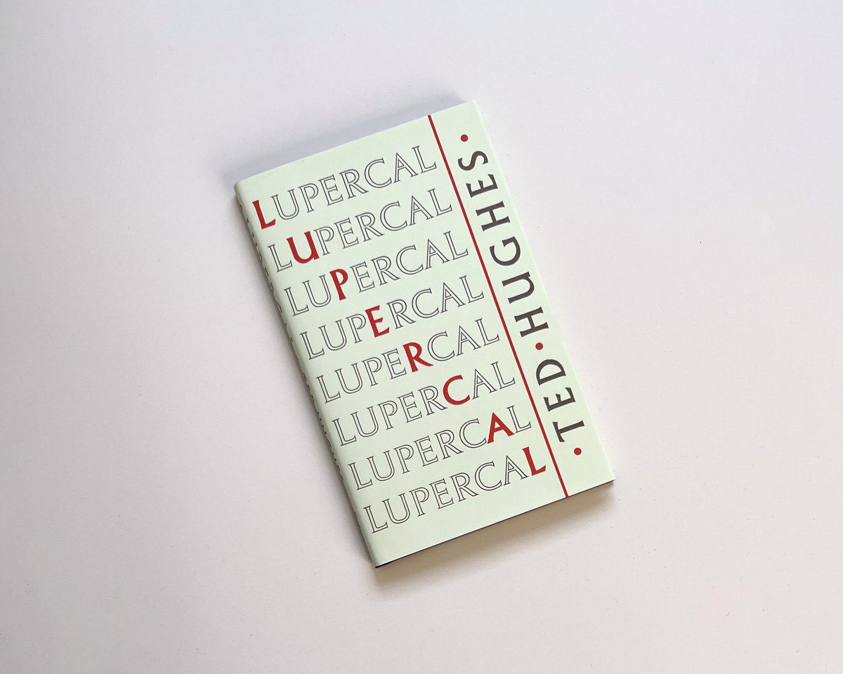 FaberBooks's tweet photo. Introducing the Heritage Edition of Ted Hughes’s extraordinary second collection, Lupercal, featuring its glorious original Berthold Wolpe jacket.

We have 75 advance copies available for Faber Members ahead of the official publication later this month.

https://t.co/KVw7ERsviu https://t.co/G0KPGrzEwD