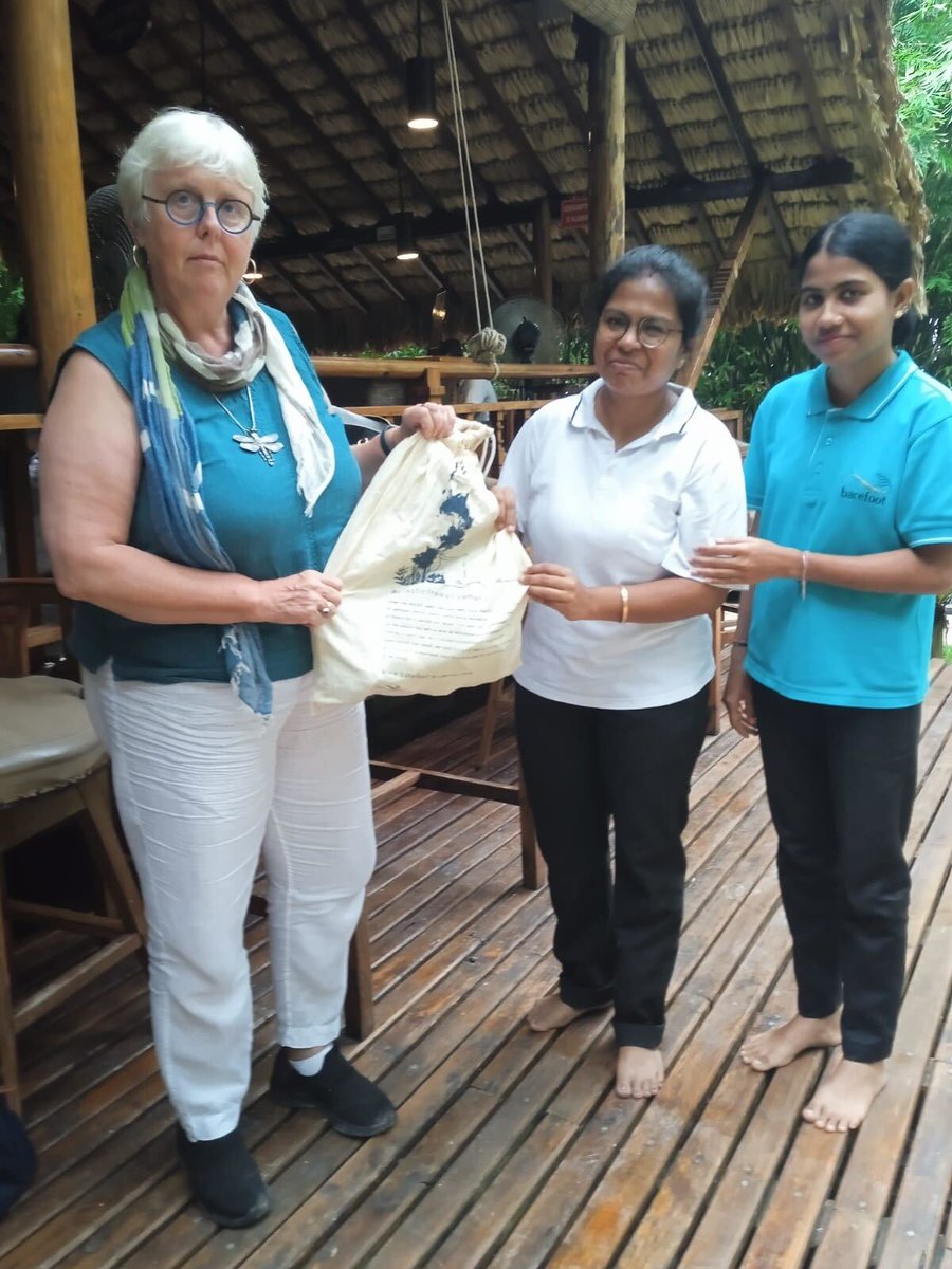 BarefootAndaman's tweet photo. We were extremely delighted to recently host @janeohlmeyer at our resort. She also volunteered to be a part of our sustainable initiative by carrying back plastic waste from the Island after her holiday with us. https://t.co/6vPIvdNM9C