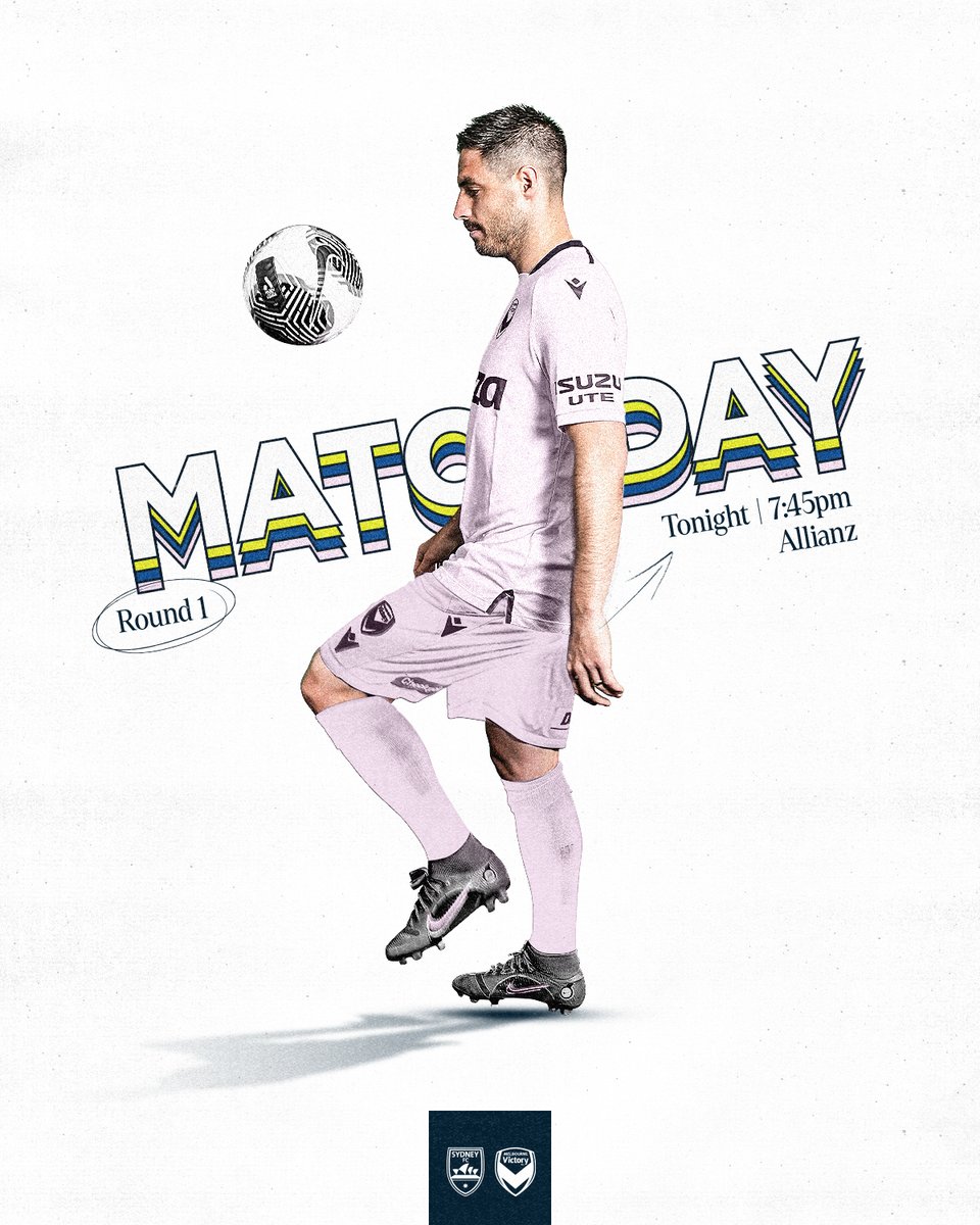 IT'S TIME 🔥

🆚 Sydney FC
🏟 Allianz Stadium
⏱ 7:45pm AEDT