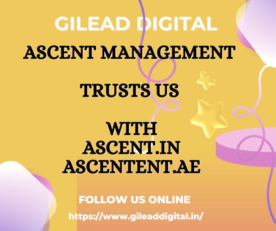 GileadDigital's tweet photo. Ascent Management has entrusted Gilead Digital with two projects, https://t.co/xLN7L1K8sC and https://t.co/lAHubICWgW. You can find more information about Gilead Digital and these projects by visiting our website at https://t.co/3w1r9PEUDq. https://t.co/SxLnmDfkK5