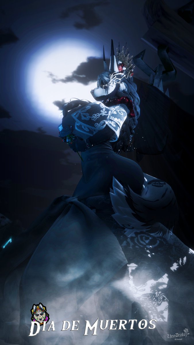 Lheona5's tweet photo. November is very close and especially el Dia de Muertos, I wanted to make a tribute to all our pets who are no longer with us, all the love they gave us in life.💗🐕

HD Quality: https://t.co/HWKNdKb7nl

#Secondlife #Furry #SFW #Furryart #Furryfandom #DiaDeMuertos #catrina #bark https://t.co/DS2A3ztByN