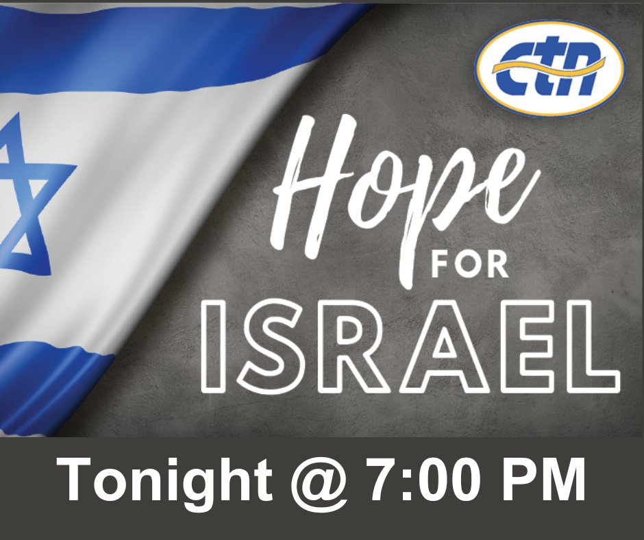 WGNMTV's tweet image. Join us tonight for an Encore Presentation of CTN's "Hope for Israel". Hosts Rob and Jen Mallan will hear from a family member of one of the hostages and a relief agency doing work in the region. It all starts at 7:00 PM on CTN Middle Georgia. #hopeforisrael #ctnmiddlega #WGNM