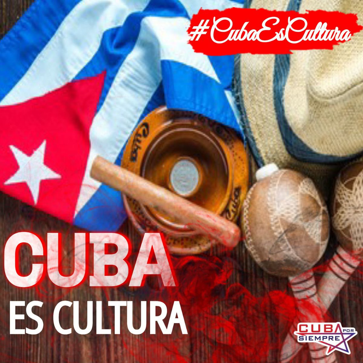🇨🇺Hoy celebramos el día de la cultura cubana, el día en que se cantó por primera vez el Himno de Bayamo, nuestra canción de libertad. Recordamos a Rosa la Bayamesa, a Perucho Figueredo y a todos los que lucharon por nuestra independencia. ¡Viva Cuba! 🇨🇺 #CubaEsCultura