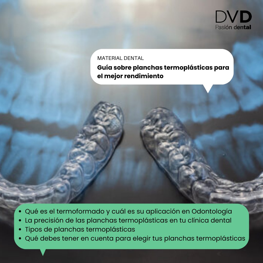dvddentalES's tweet photo. 🌟Desde alineadores invisibles hasta férulas de blanqueamiento, conoce cómo el termoformado y la impresión 3D están transformando la fabricación de dispositivos dentales para un servicio excepcional🤩

🔗Lee el artículo completo aquí: https://t.co/oZwpoYKvDQ https://t.co/jmS4Voh2w0
