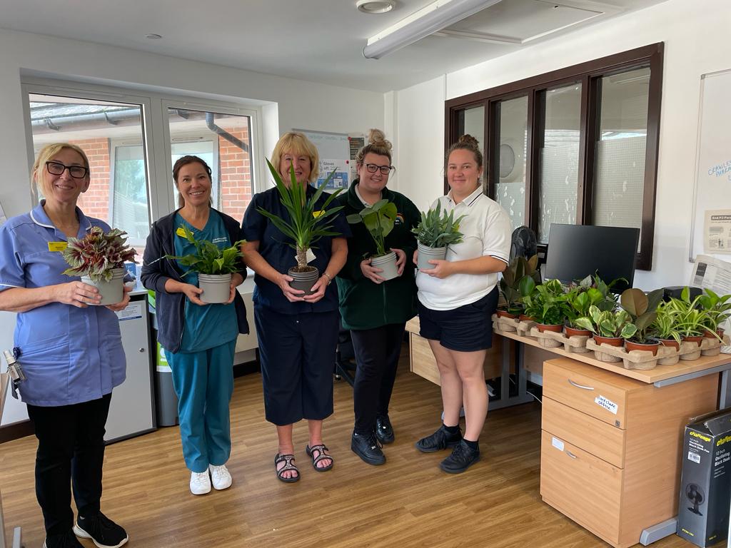 Can we say a massive thank you to @Hills_Plants and @fargro for their very generous donation of plants 🌿 and pots to @nhs_scft Arundel Hospital and Ferring ward. They've brightened both places up and helped make a lot of people very happy 😊 @scft_charity @robszymanskiuk