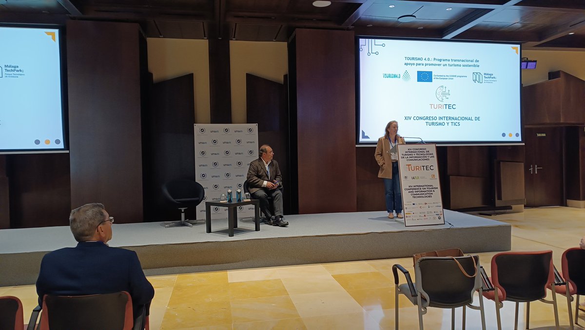 Continuamos con Aline Daniel, Responsable de Proyectos Internacionales en el PTA (<a href="/PTAMalaga/">Málaga TechPark</a>), en compañía de Jesús Bravo, Gerente Técnico en AEI Cluster Turismo de Extremadura.

@andalucianet 

#TURITEC2023 #DateUnaAlegría
#ViveAndalucía