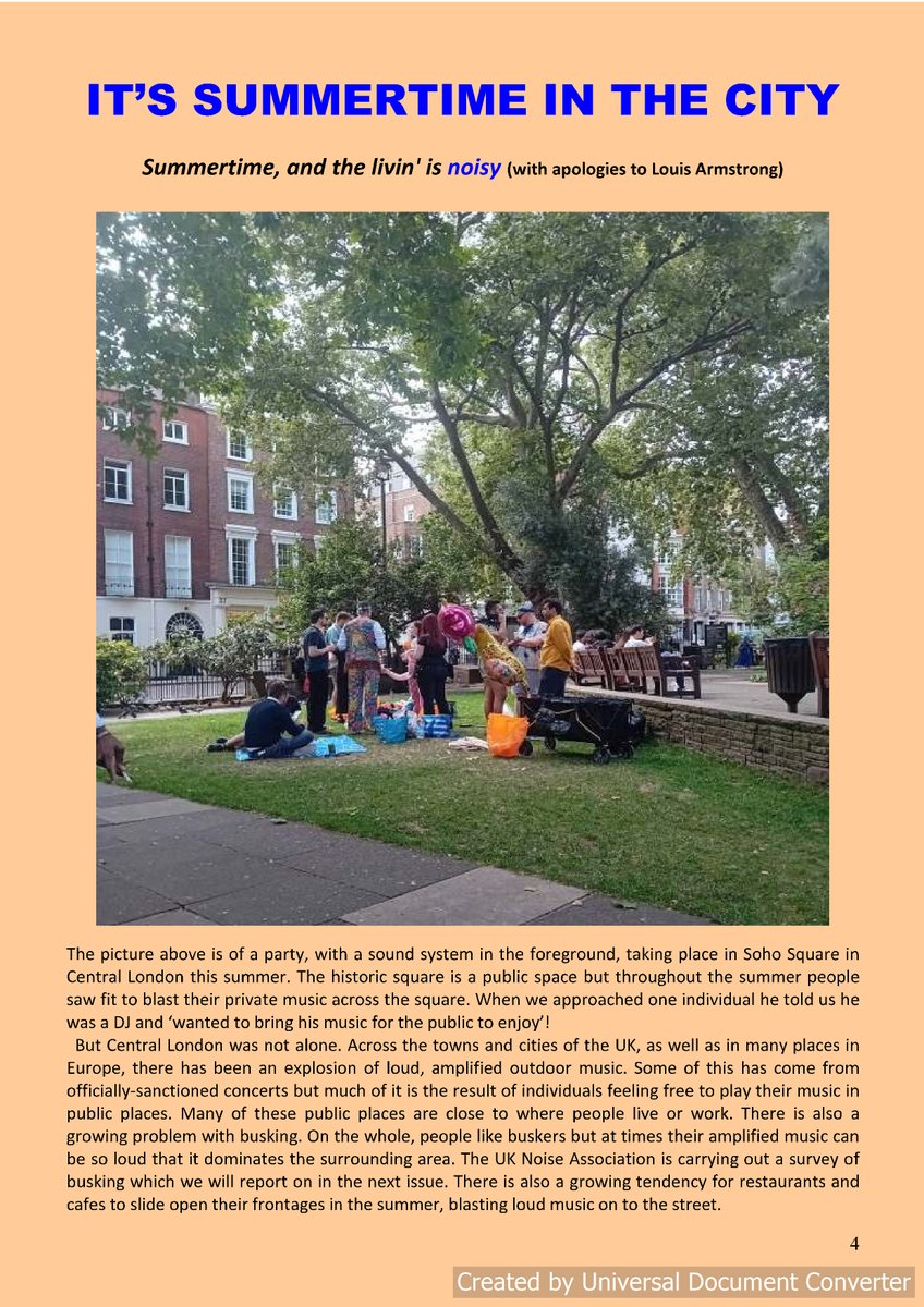 UK Noise Association tweet media